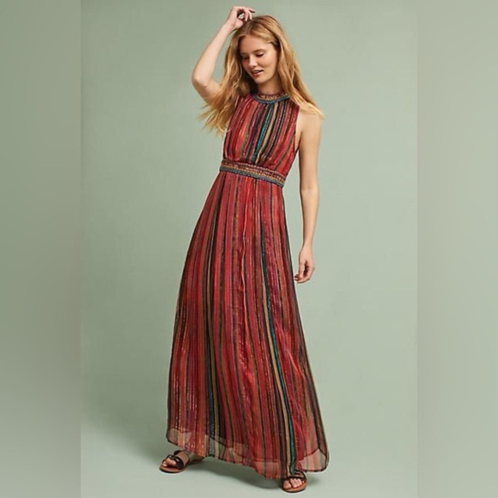Bl^nk London for Anthropologie Artista Maxi Dress